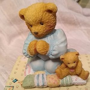 NIB Vintage Boy praying figurine